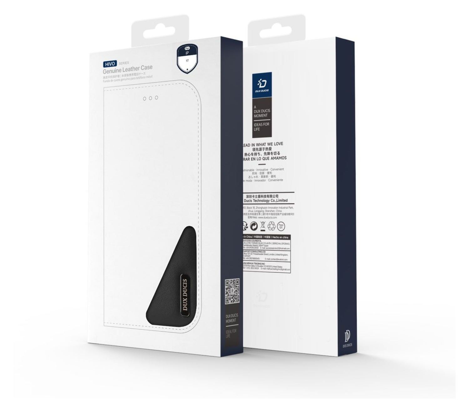 Dux Ducis Hivo Apple iPhone 17 Hoesje RFID Book Case Zwart afbeelding 9