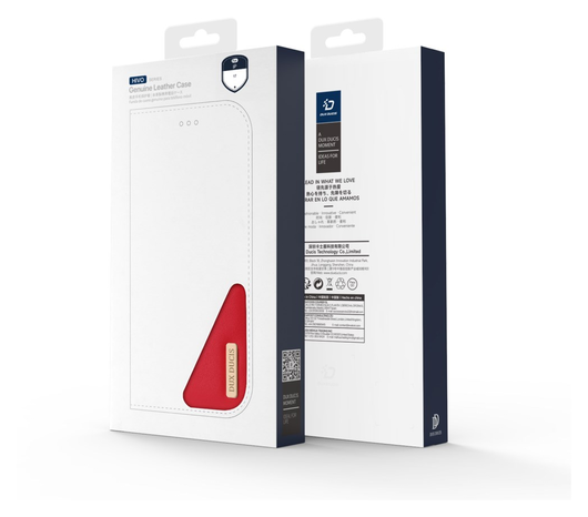 Dux Ducis Hivo Apple iPhone 17 Hoesje RFID Book Case Rood afbeelding 9