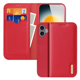Dux Ducis Hivo Apple iPhone 17 Hoesje RFID Book Case Rood afbeelding
