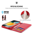 Dux Ducis Hivo Apple iPhone 17 Hoesje RFID Book Case Rood afbeelding 4