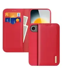 Dux Ducis Hivo Apple iPhone Air Hoesje RFID Book Case Rood afbeelding