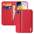 Dux Ducis Hivo Apple iPhone 17 Air Hoesje RFID Book Case Rood afbeelding 1