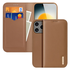 Dux Ducis Hivo Apple iPhone 17 Pro Max Hoesje RFID Book Case Bruin
