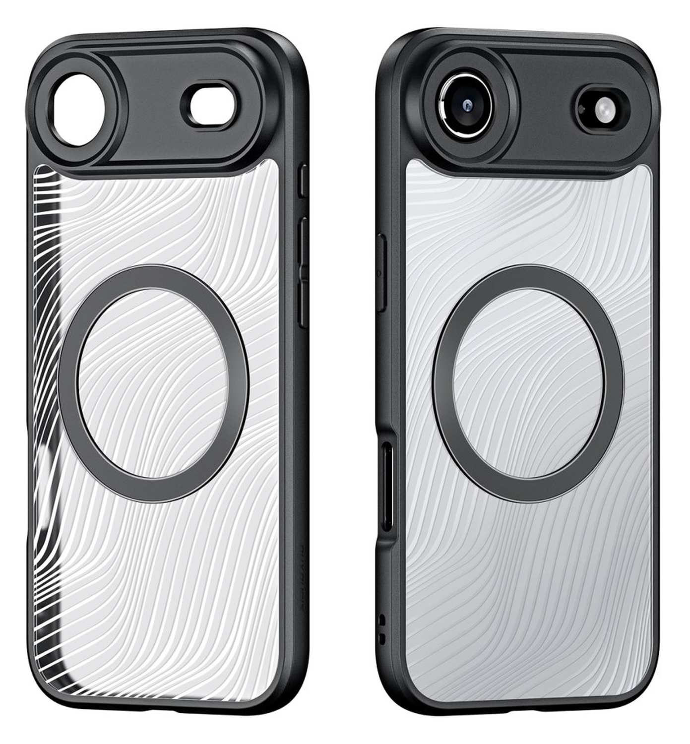 Dux Ducis Aimo Apple iPhone 17 Air Hoesje MagSafe Back Cover Zwart afbeelding 2