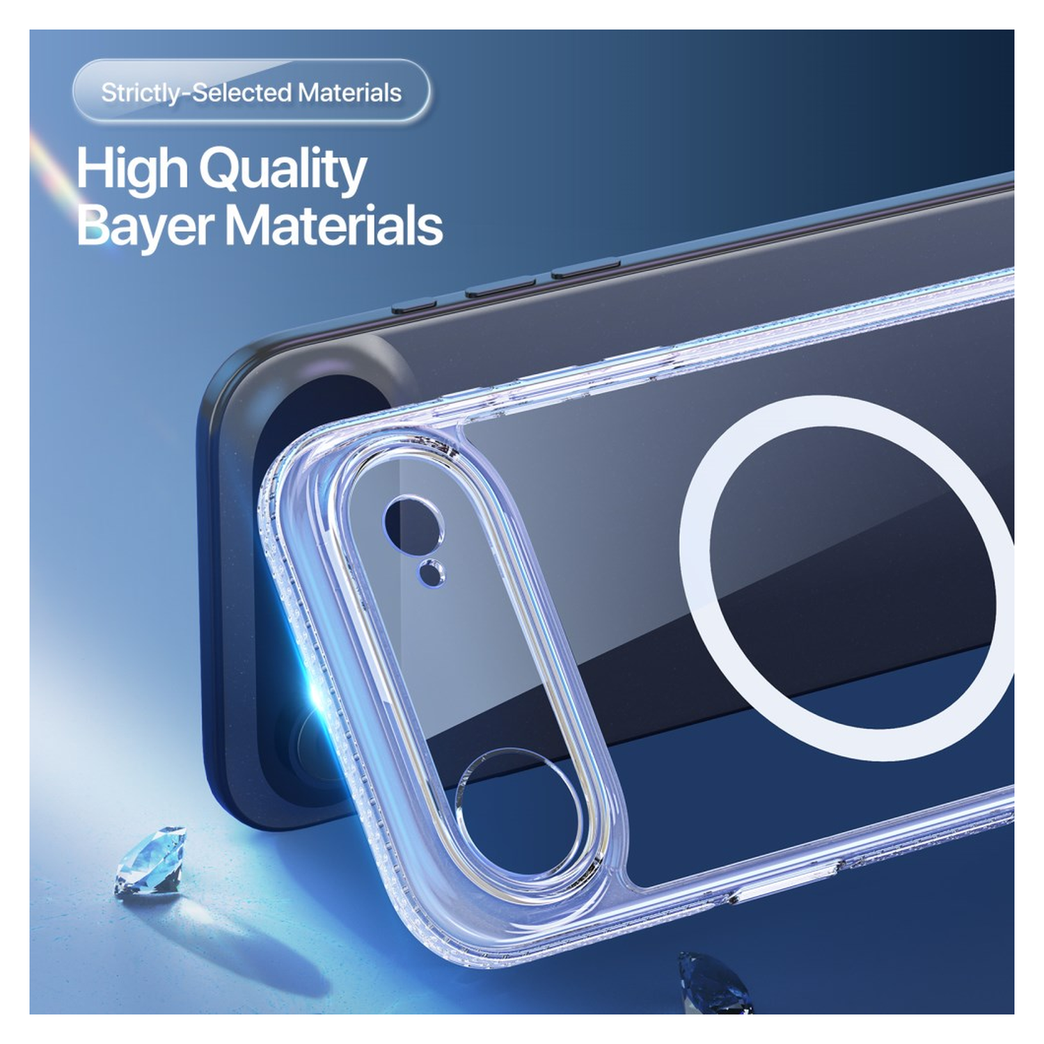 Dux Ducis Clin Apple iPhone 17 Air Hoesje MagSafe Back Cover Transparant afbeelding 6