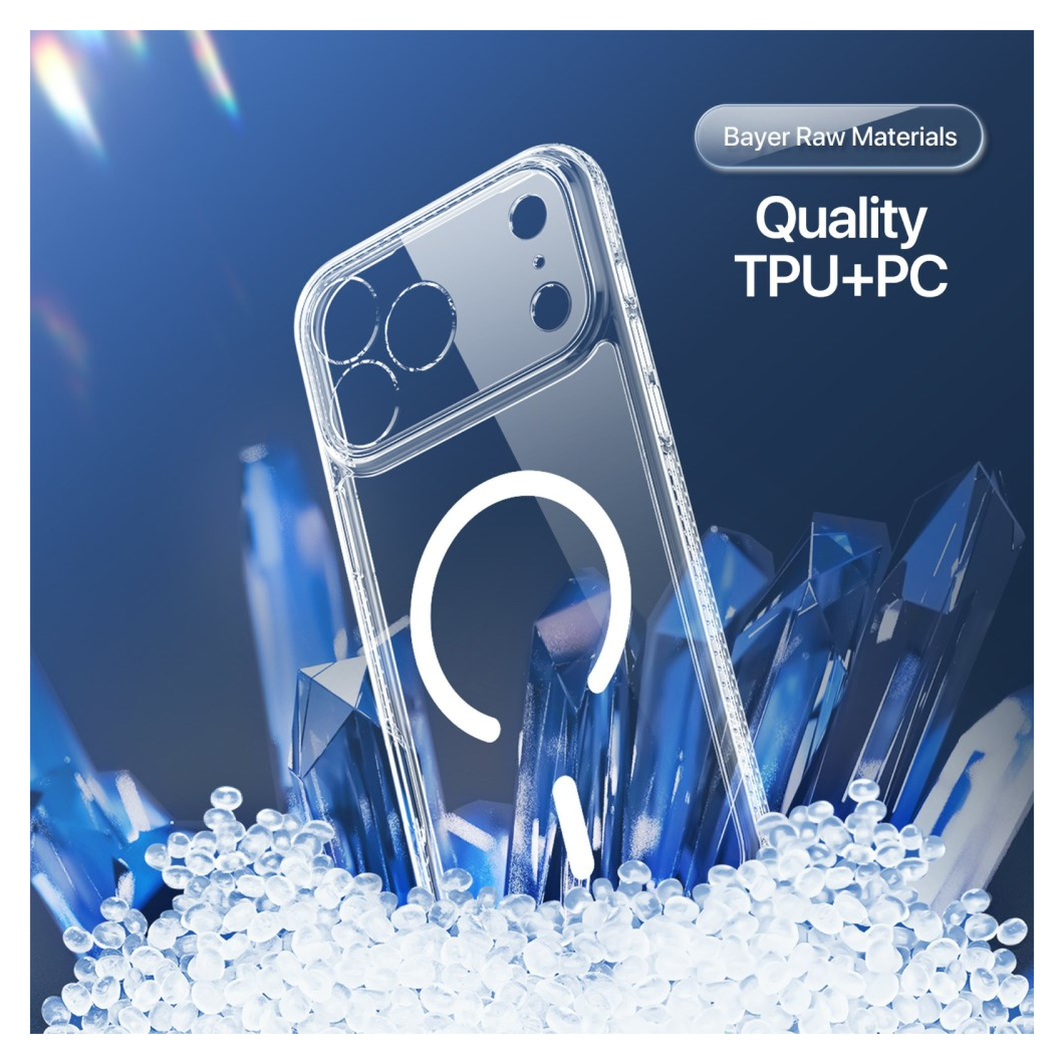 Dux Ducis Clin Apple iPhone 17 Pro Hoesje MagSafe Back Cover Transparant afbeelding 7