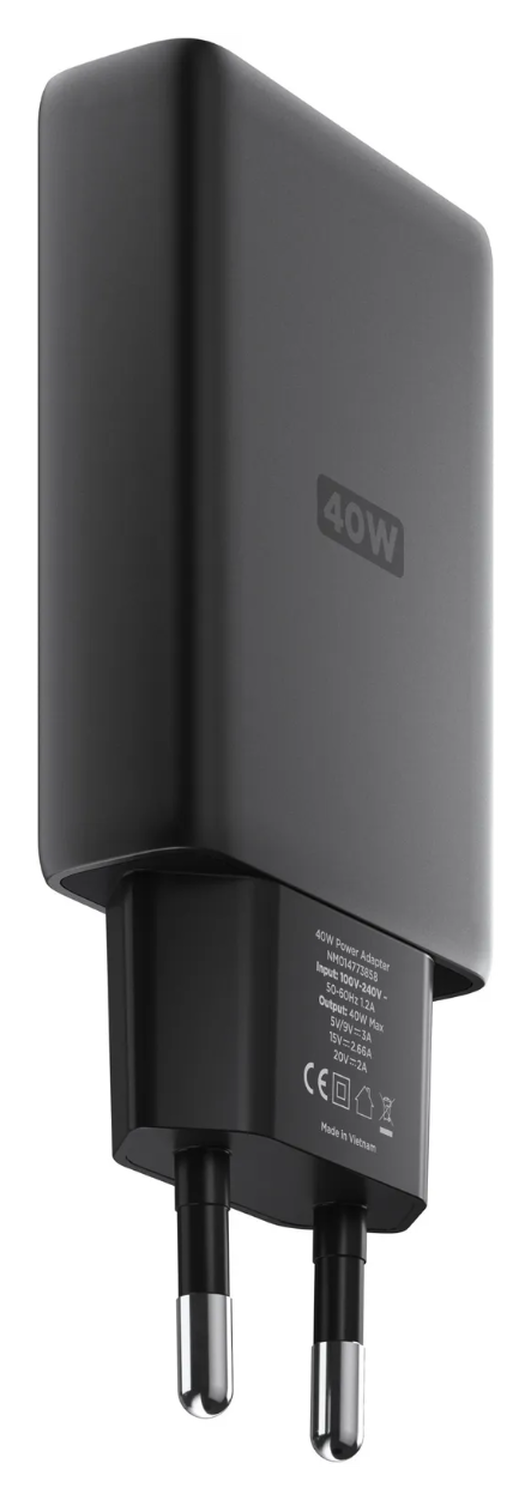 Nomad 40W Slim USB-C GaN Power Delivery Snellader Zwart afbeelding 6