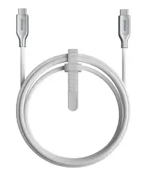 Nomad Kevlar USB-C naar USB-C Kabel 240W Power Delivery Fast Charge 1.5M Wit afbeelding
