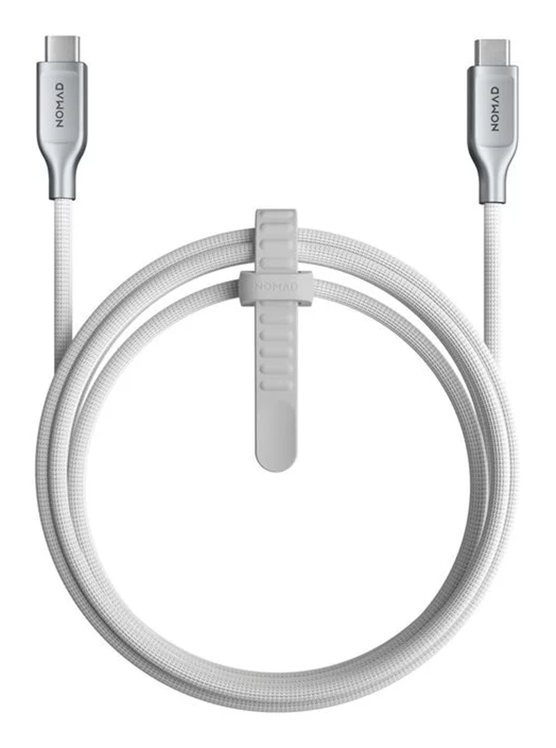 Nomad Kevlar USB-C naar USB-C Kabel 240W Power Delivery Fast Charge 1.5M Wit afbeelding 1