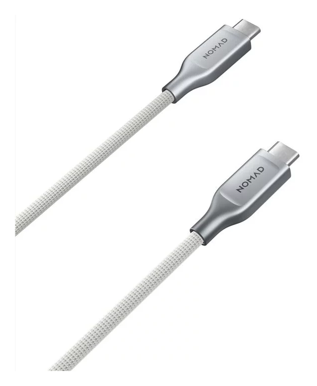 Nomad Kevlar USB-C naar USB-C Kabel 240W Power Delivery Fast Charge 1.5M Wit afbeelding 2