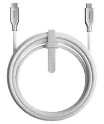 Nomad Kevlar USB-C naar USB-C Kabel 240W Power Delivery Fast Charge 3M Wit afbeelding