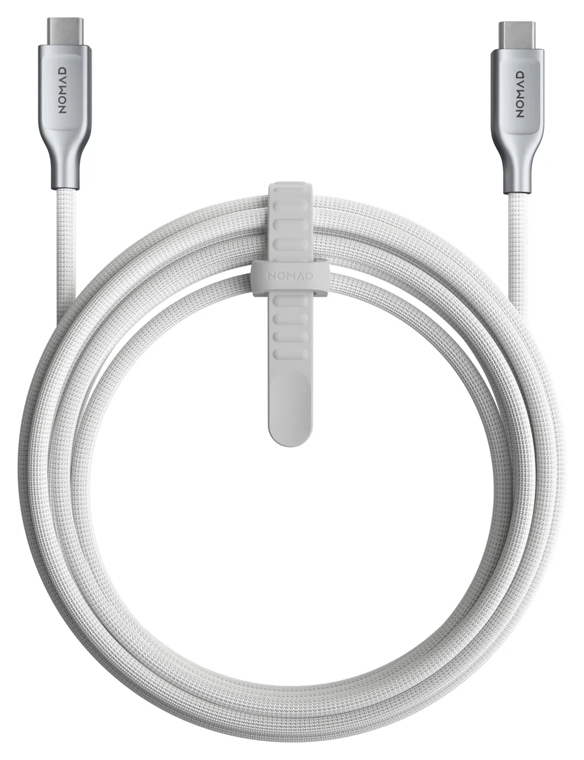 Nomad Kevlar USB-C naar USB-C Kabel 240W Power Delivery Fast Charge 3M Wit afbeelding 1