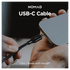 Nomad Kevlar USB-C naar USB-C Kabel 240W Power Delivery Fast Charge 3M Wit afbeelding 6