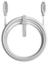 Nomad Kevlar USB-C naar USB-C Kabel 240W Power Delivery Fast Charge 3M Wit afbeelding 1