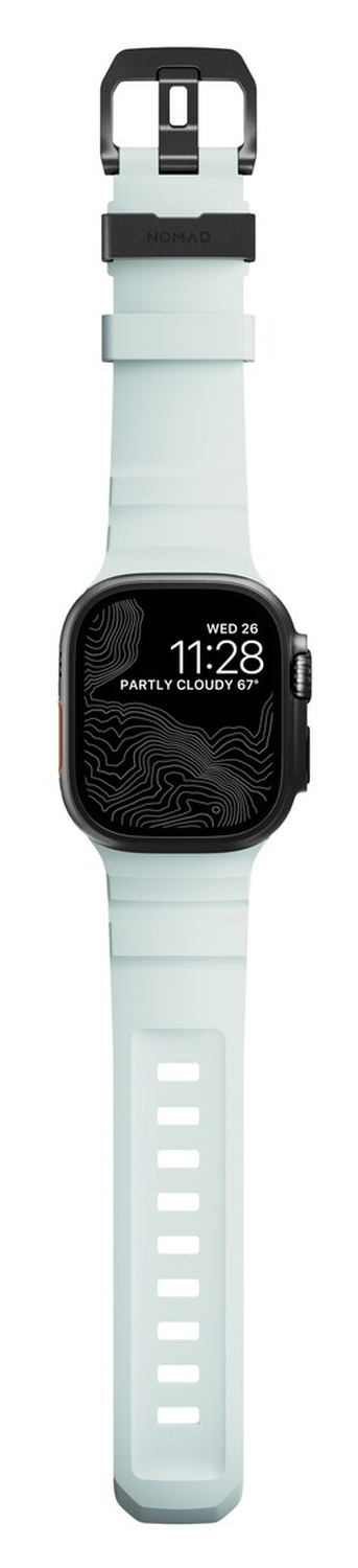 Nomad Rocky Point - Apple Watch Band - 1-10/SE/Ultra - 49/46/45/44/42MM - Blauw afbeelding 2