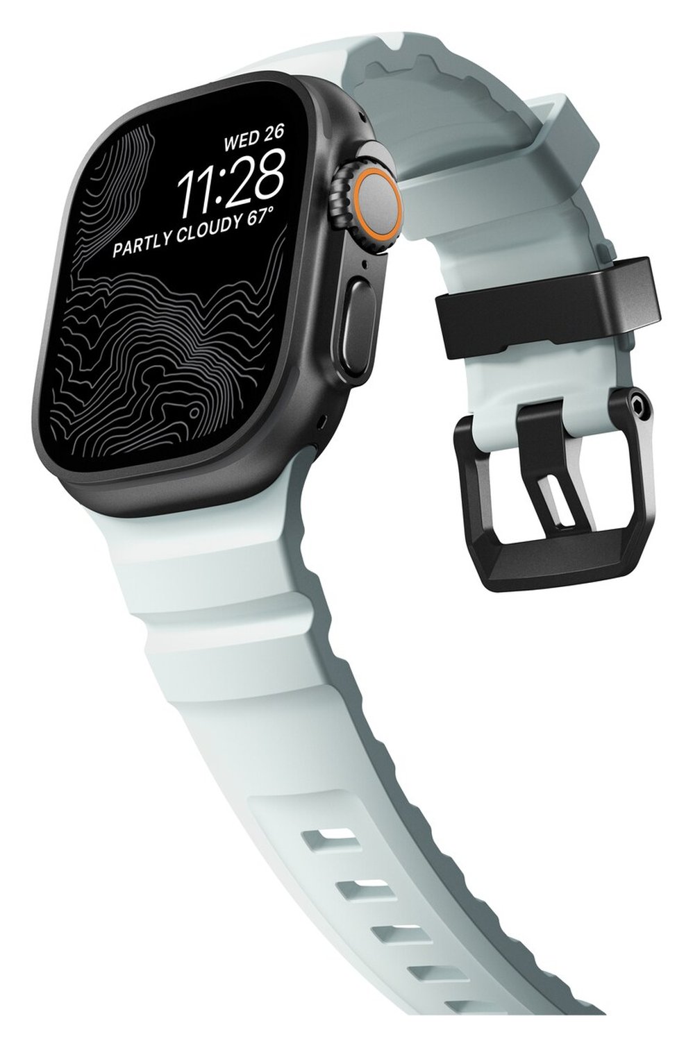 Nomad Rocky Point - Apple Watch Band - 1-10/SE/Ultra - 49/46/45/44/42MM - Blauw afbeelding 3