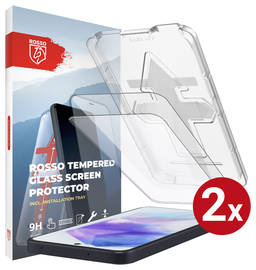 Rosso Samsung Galaxy A55 Tempered Glass met Installatietray (2-Pack)