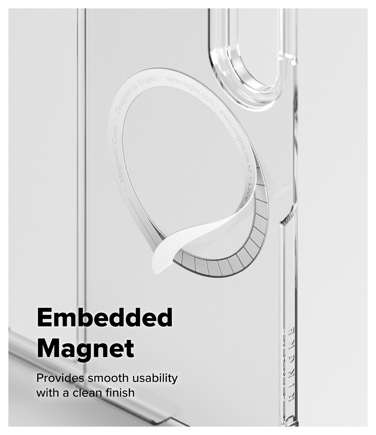 Ringke Slim Magnetic Samsung Galaxy Z Fold 7 Hoesje MagSafe Transparant afbeelding 5