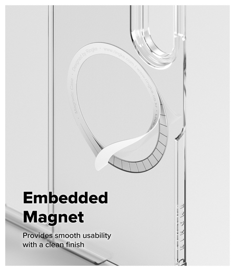 Ringke Slim Magnetic Samsung Galaxy Z Fold 7 Hoesje MagSafe Transparant afbeelding 5