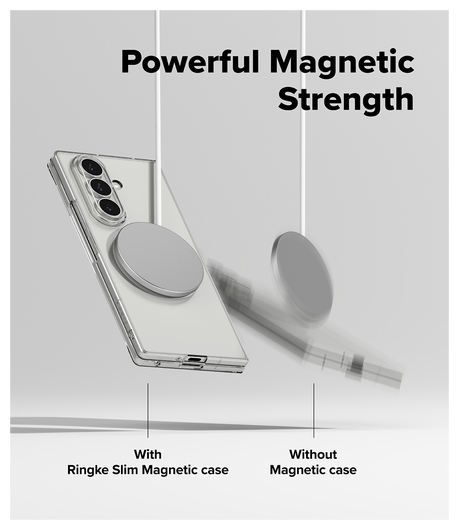 Ringke Slim Magnetic Samsung Galaxy Z Fold 7 Hoesje MagSafe Transparant afbeelding 9