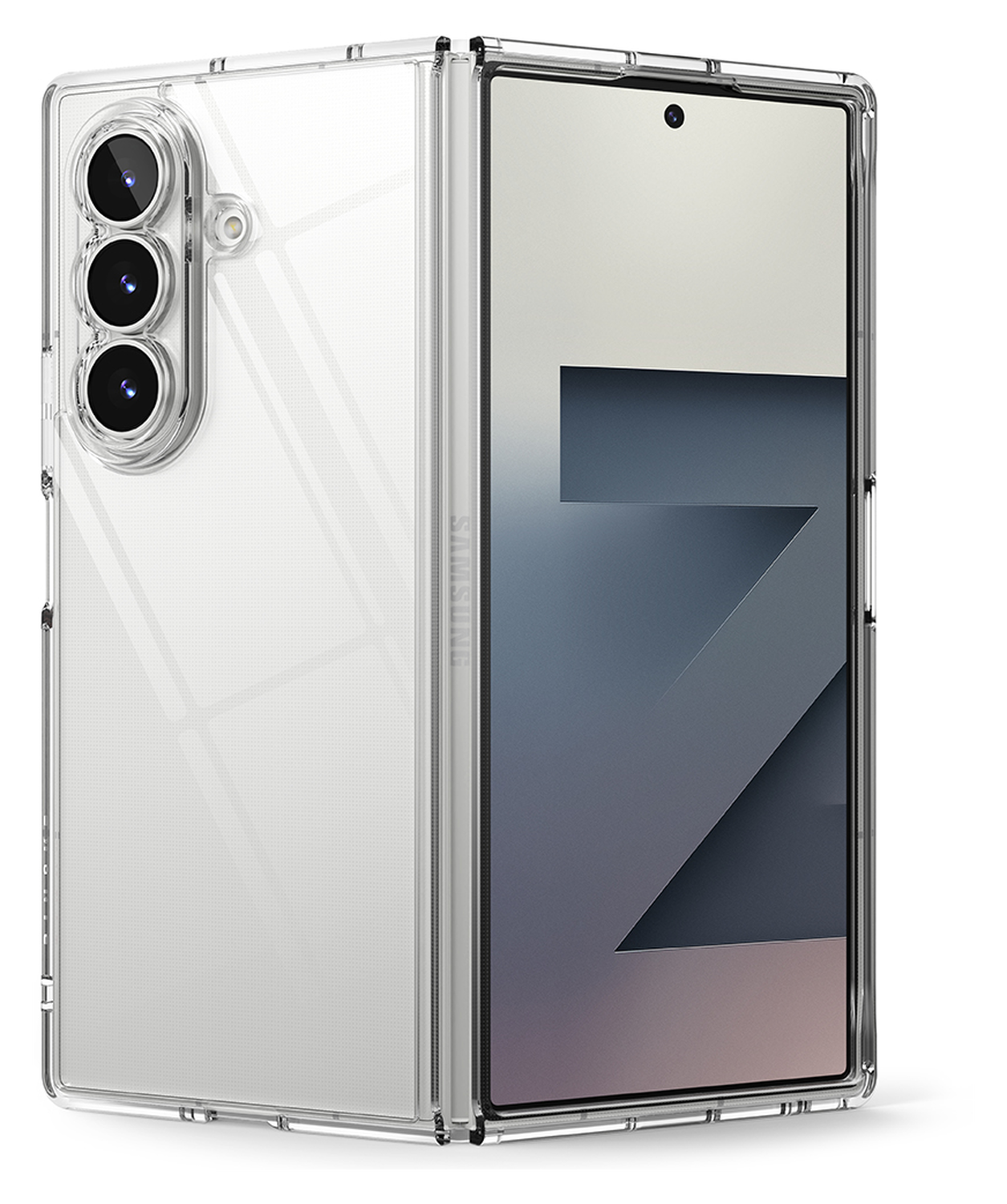 Ringke Fusion Samsung Galaxy Z Fold 7 Hoesje Back Cover Transparant afbeelding 1