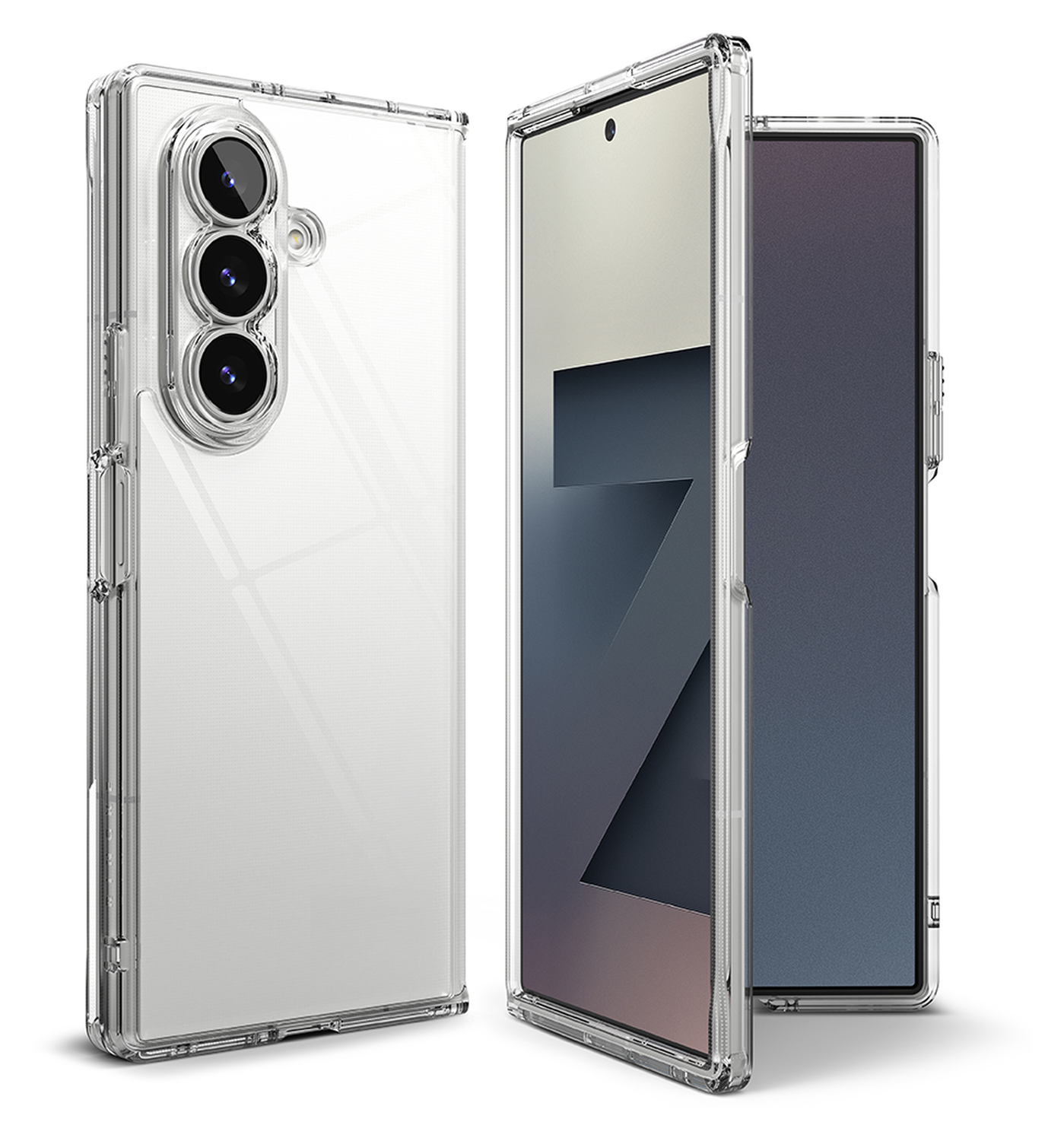 Ringke Fusion Samsung Galaxy Z Fold 7 Hoesje Back Cover Transparant afbeelding 12