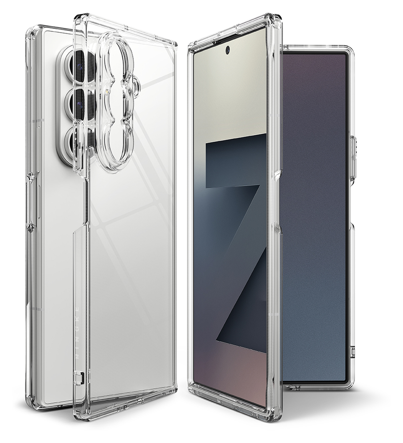 Ringke Fusion Samsung Galaxy Z Fold 7 Hoesje Back Cover Transparant afbeelding 2