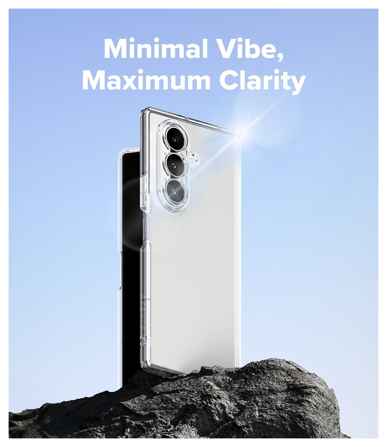 Ringke Fusion Samsung Galaxy Z Fold 7 Hoesje Back Cover Transparant afbeelding 4