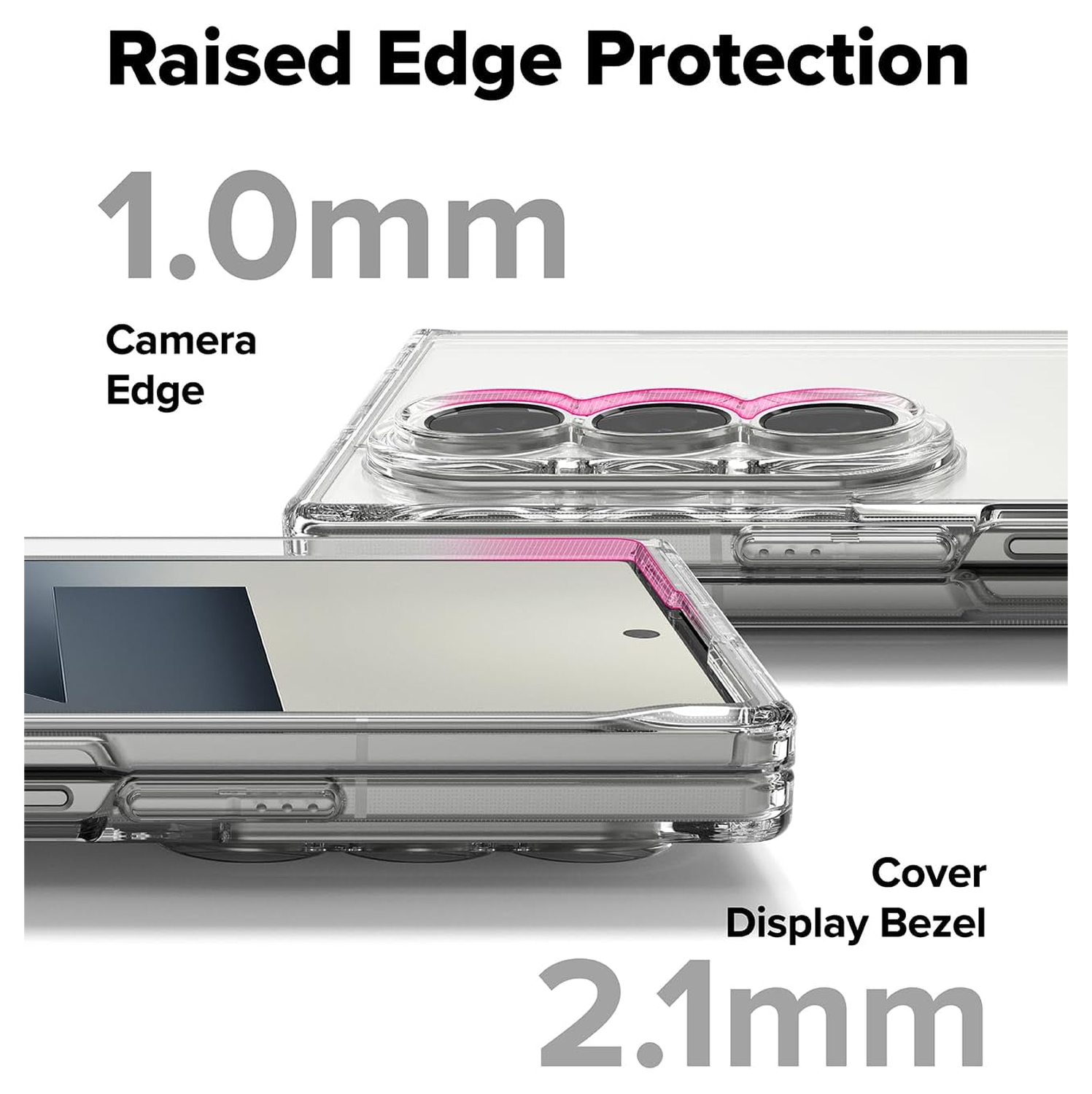 Ringke Fusion Samsung Galaxy Z Fold 7 Hoesje Back Cover Transparant afbeelding 5
