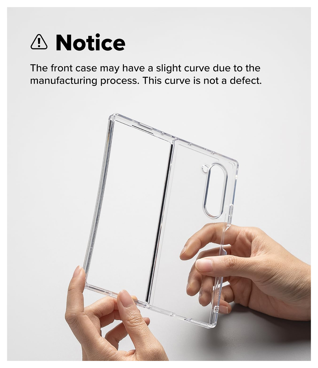 Ringke Fusion Samsung Galaxy Z Fold 7 Hoesje Back Cover Transparant afbeelding 9
