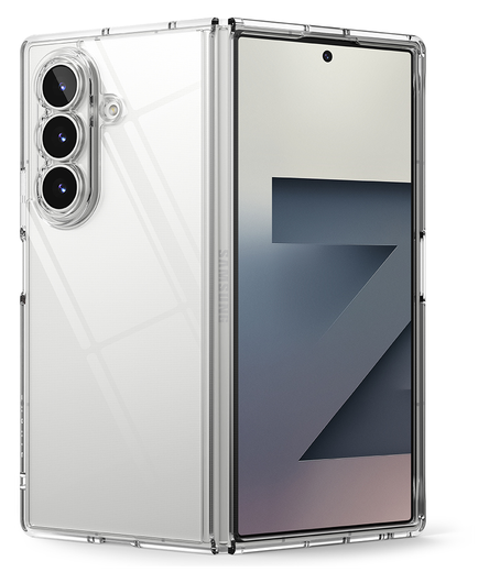 Ringke Fusion Samsung Galaxy Z Fold 7 Hoesje Back Cover Transparant afbeelding 1