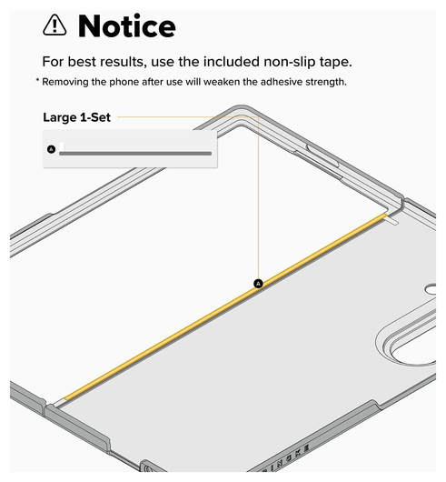 Ringke Fusion Samsung Galaxy Z Fold 7 Hoesje Back Cover Transparant afbeelding 10