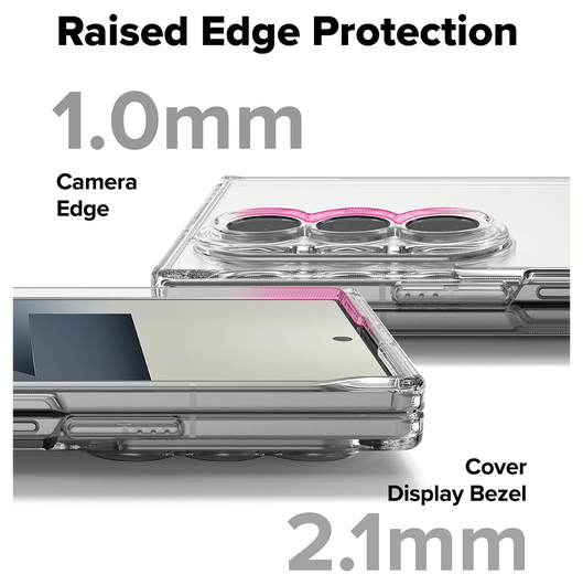Ringke Fusion Samsung Galaxy Z Fold 7 Hoesje Back Cover Transparant afbeelding 5