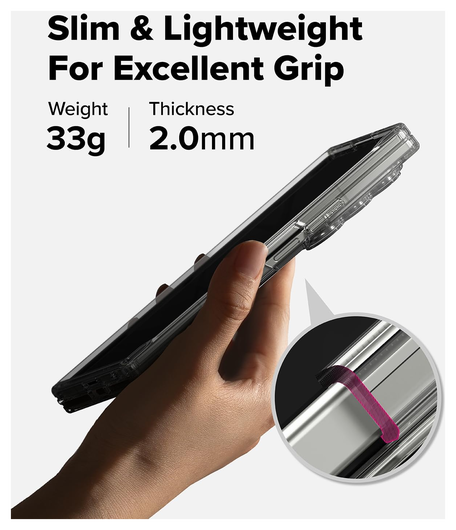 Ringke Fusion Samsung Galaxy Z Fold 7 Hoesje Back Cover Transparant afbeelding 8