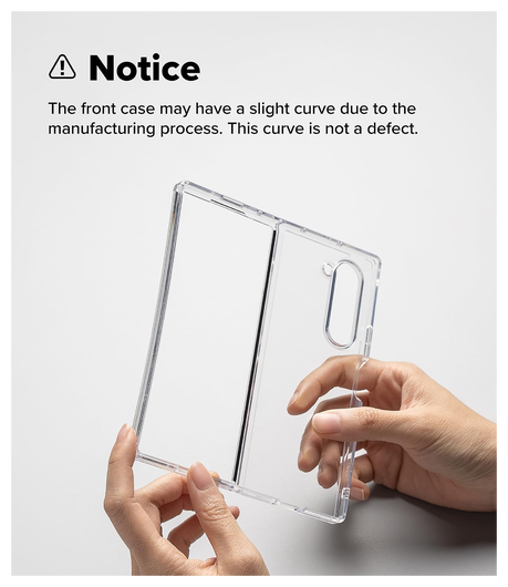 Ringke Fusion Samsung Galaxy Z Fold 7 Hoesje Back Cover Transparant afbeelding 9