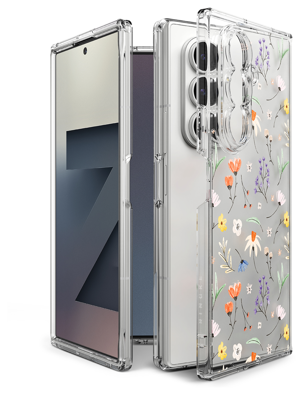 Ringke Fusion Design Samsung Galaxy Z Fold 7 Hoesje Back Cover Dry Flowers afbeelding 16