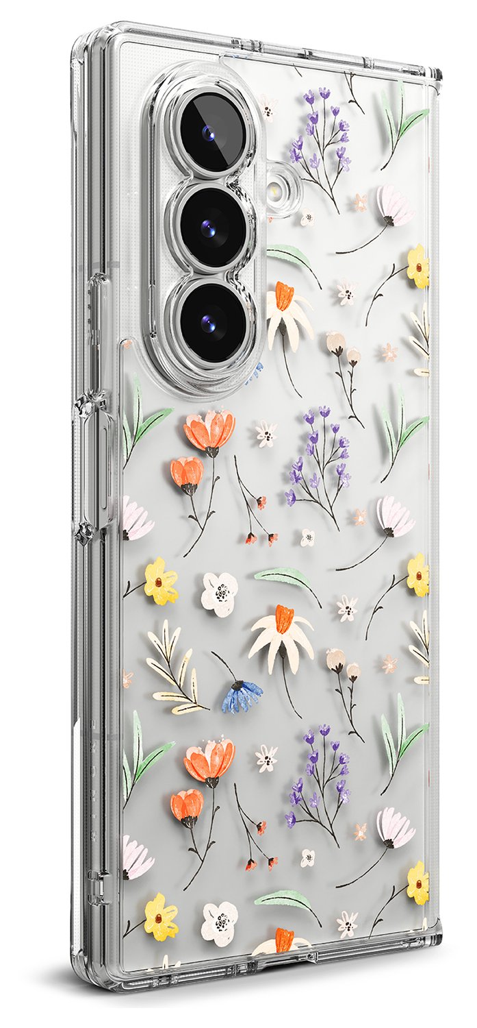 Ringke Fusion Design Samsung Galaxy Z Fold 7 Hoesje Back Cover Dry Flowers afbeelding 18