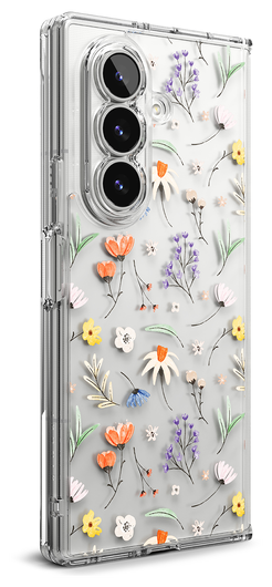 Ringke Fusion Design Samsung Galaxy Z Fold 7 Hoesje Back Cover Dry Flowers afbeelding 18
