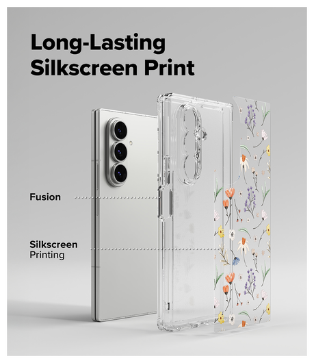 Ringke Fusion Design Samsung Galaxy Z Fold 7 Hoesje Back Cover Dry Flowers afbeelding 7