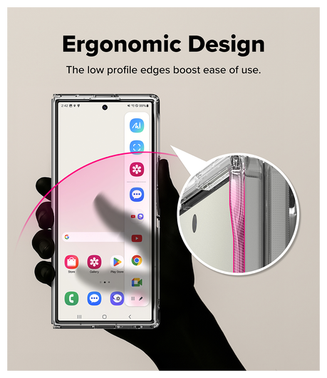 Ringke Fusion Magnetic Samsung Galaxy Z Fold 7 Hoesje MagSafe Transparant afbeelding 11