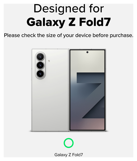 Ringke Fusion Magnetic Samsung Galaxy Z Fold 7 Hoesje MagSafe Transparant afbeelding 3