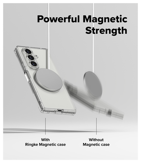 Ringke Fusion Magnetic Samsung Galaxy Z Fold 7 Hoesje MagSafe Transparant afbeelding 5