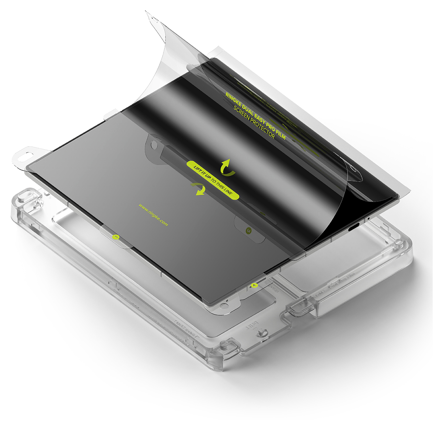 Ringke Dual Easy Pro Film Samsung Galaxy Z Fold 7 Screen Protector Jig 2-Pack afbeelding 14