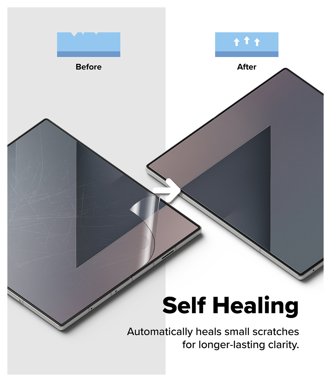 Ringke Dual Easy Pro Film Samsung Galaxy Z Fold 7 Screen Protector Jig 2-Pack afbeelding 8
