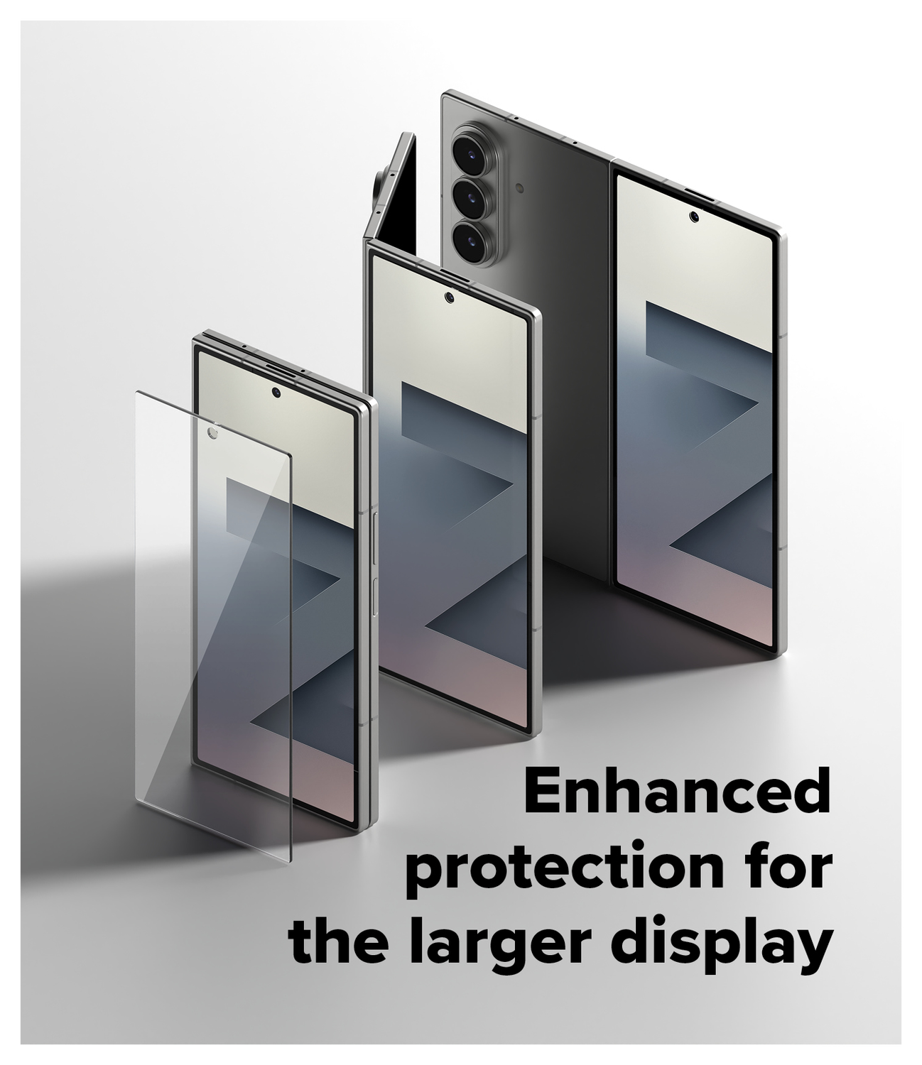 Ringke Cover Display Easy Slide Samsung Z Fold 7 Screen Protector met Jig 2-Pack afbeelding 6