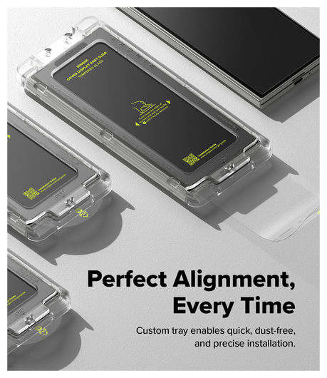 Ringke Cover Display Easy Slide Samsung Z Fold 7 Screen Protector met Jig 2-Pack afbeelding 4