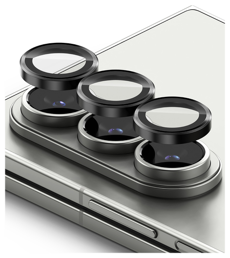 Ringke Frame Glass Samsung Galaxy Z Fold 7 Camera Protector Zwart (2-Pack) afbeelding 13