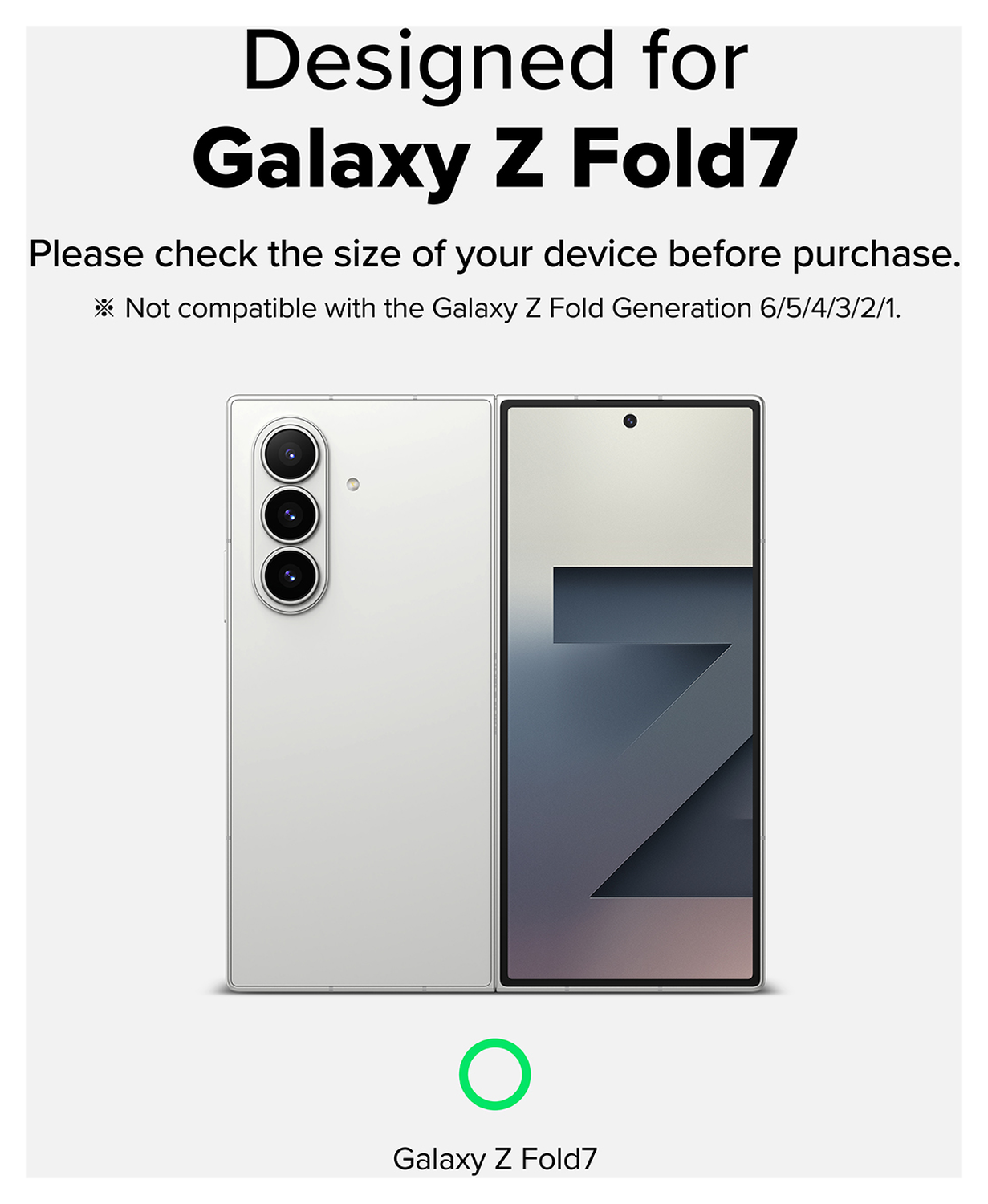 Ringke Hinge Dual Easy Pro Film Samsung Galaxy Z Fold 7 Hinge Protector (2-Pack) afbeelding 3