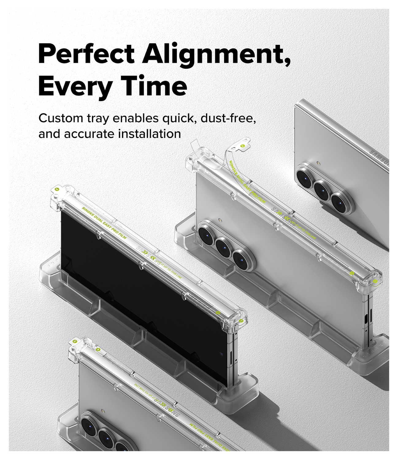 Ringke Hinge Dual Easy Pro Film Samsung Galaxy Z Fold 7 Hinge Protector (2-Pack) afbeelding 6