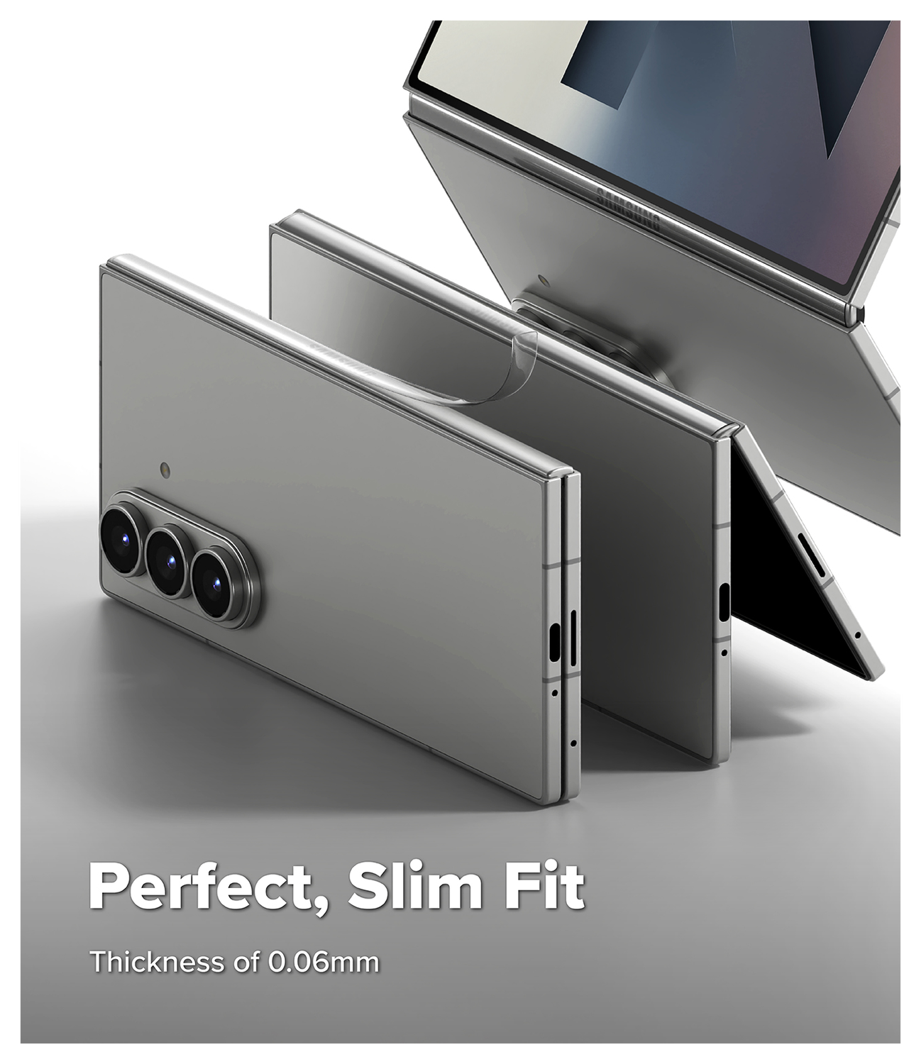 Ringke Hinge Dual Easy Pro Film Samsung Galaxy Z Fold 7 Hinge Protector (2-Pack) afbeelding 7